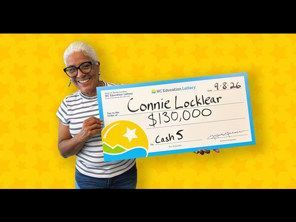 Robeson County woman’s special numbers win her a $130,000 Cash 5 jackpot